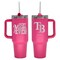 40oz Pink Stainless Steel Colossal Tumbler, Etched, Best Mom Ever Design, Tampa Bay Rays